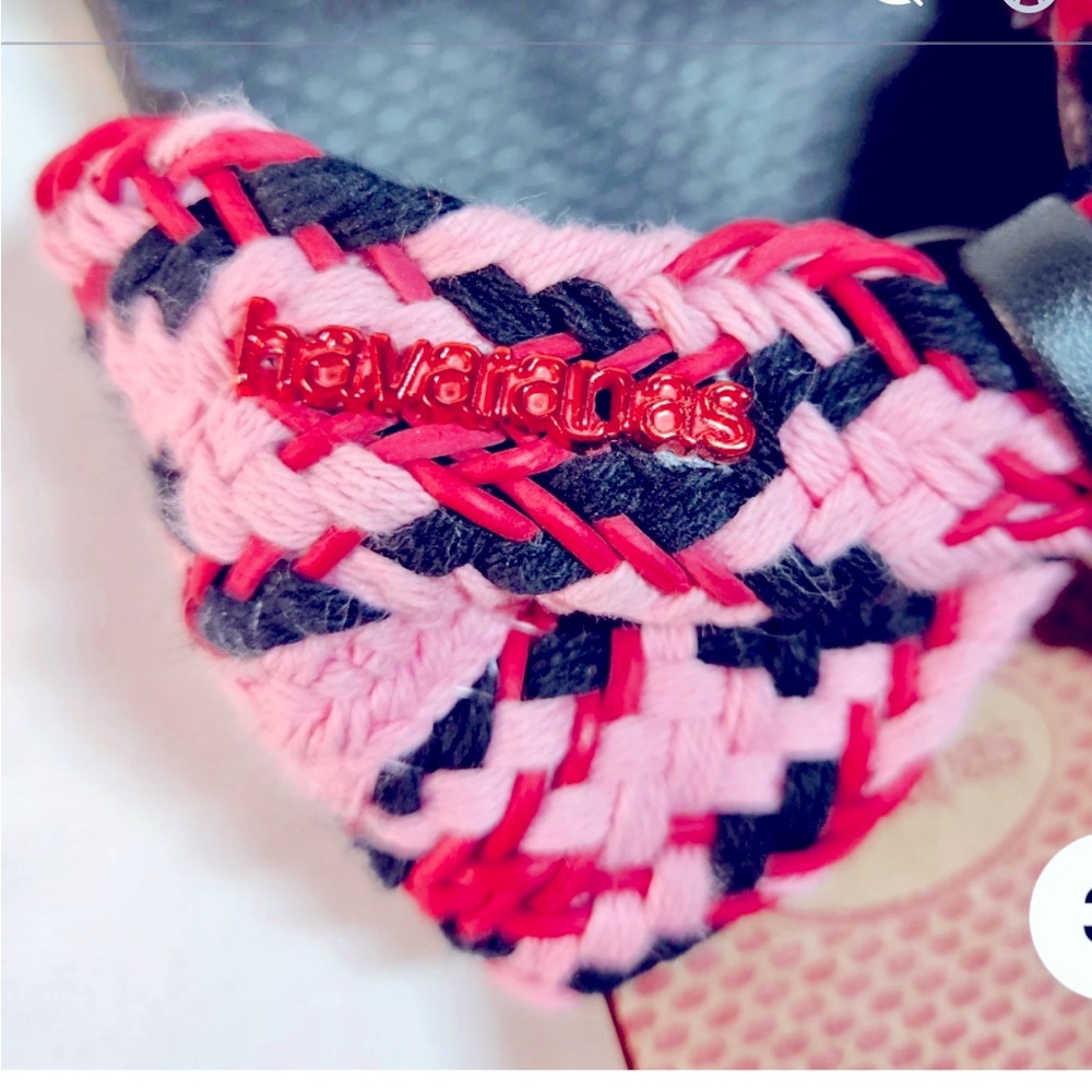 Havaianas Black and Pink Sandals - Picture 7 of 11